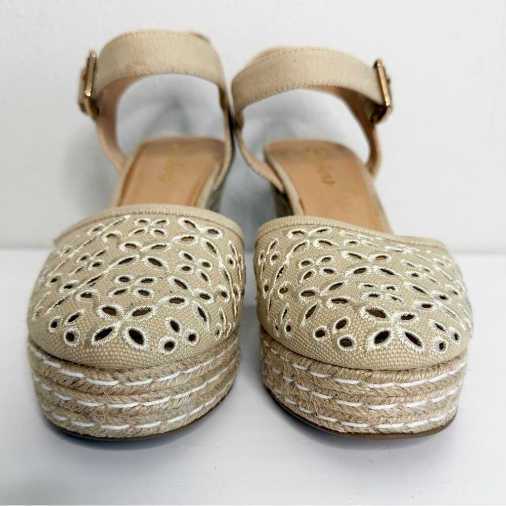 Skechers Espadrille Wedge Sandals Women’s Size 10 - Picture 2 of 6